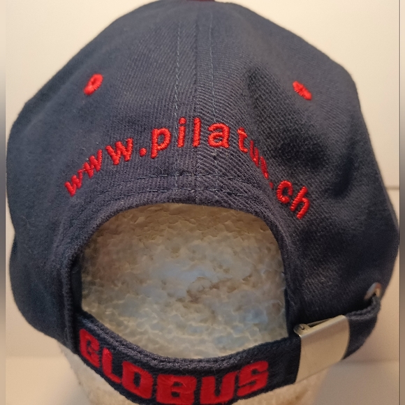 Pilatus Luzern Globus Red Dragon Strapback Hat Cap - Picture 4 of 5